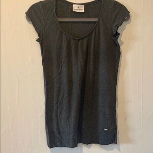 Grey melange nursing tee